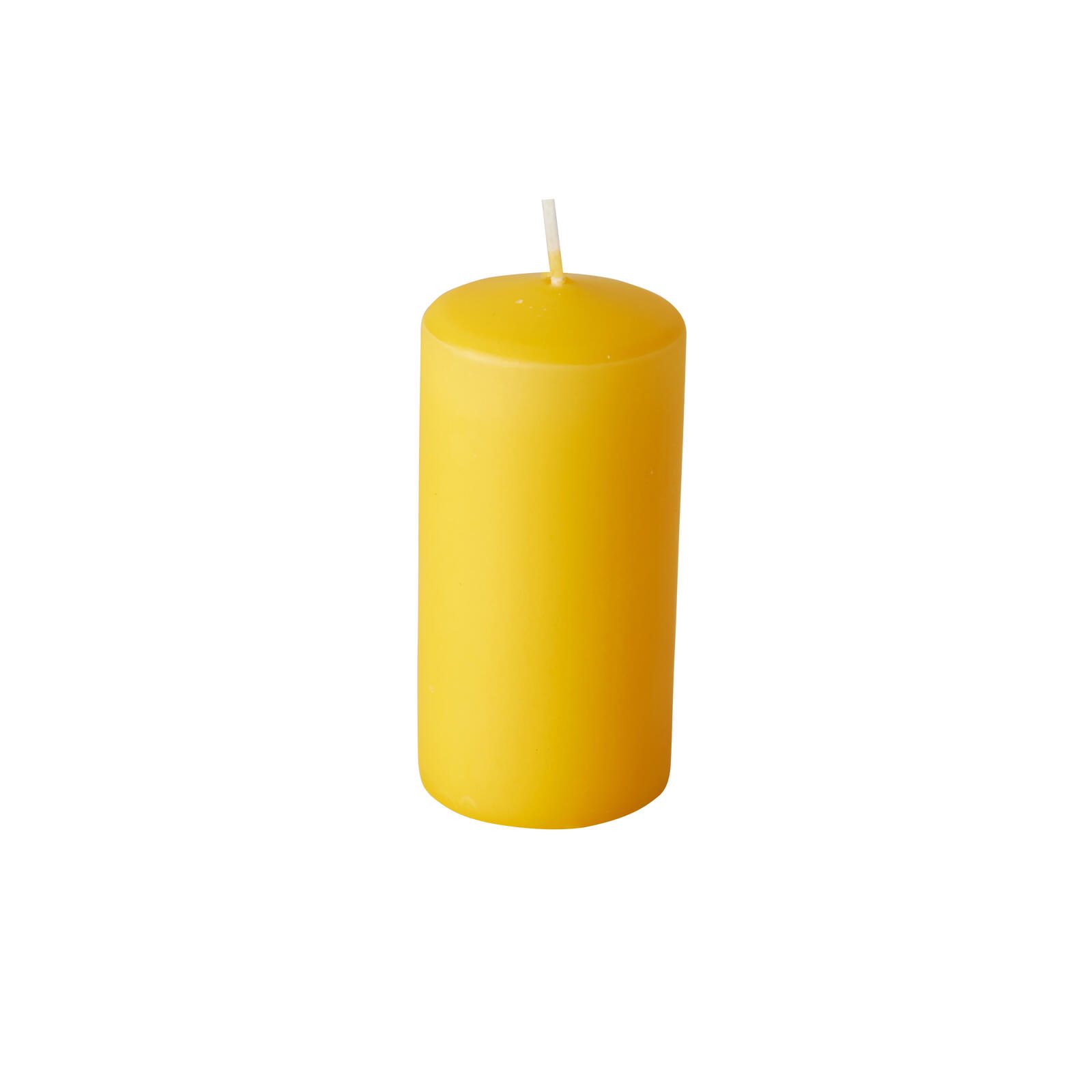 PAPSTAR Stumpenkerzen 10 cm goldgelb