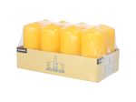 PAPSTAR Stumpenkerzen 10 cm goldgelb
