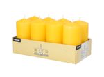 PAPSTAR Stumpenkerzen 10 cm goldgelb