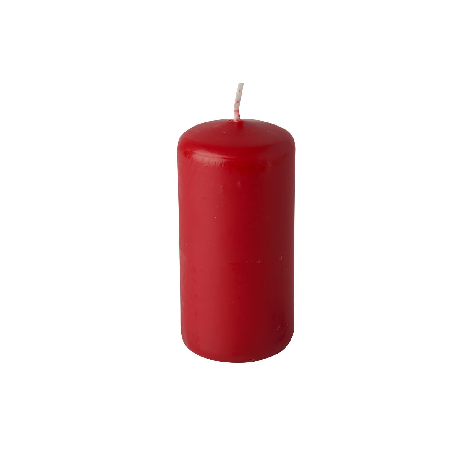PAPSTAR Stumpenkerzen 10 cm rot