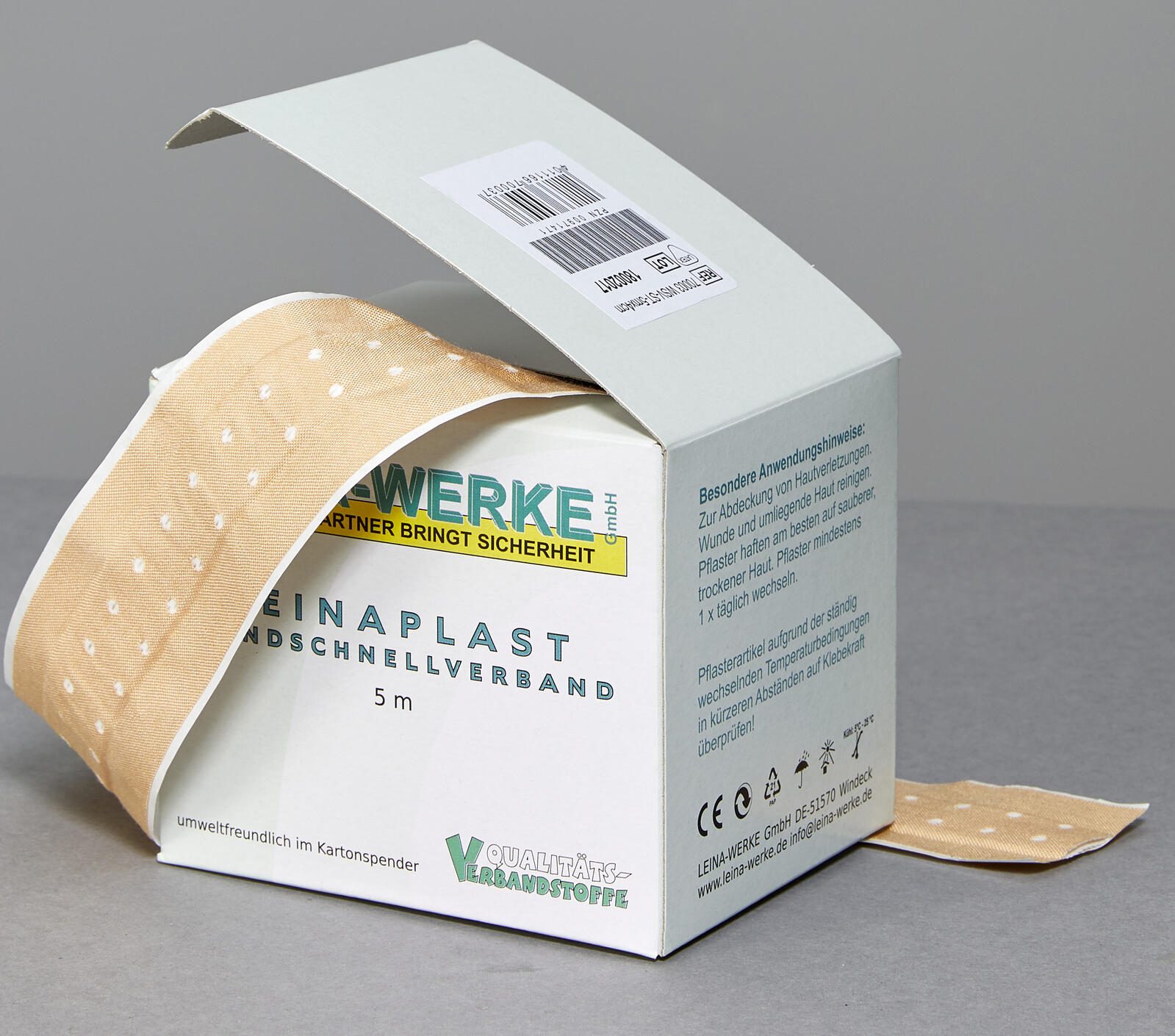 LEINA-WERKE Pflaster 4 cm x 5 m beige