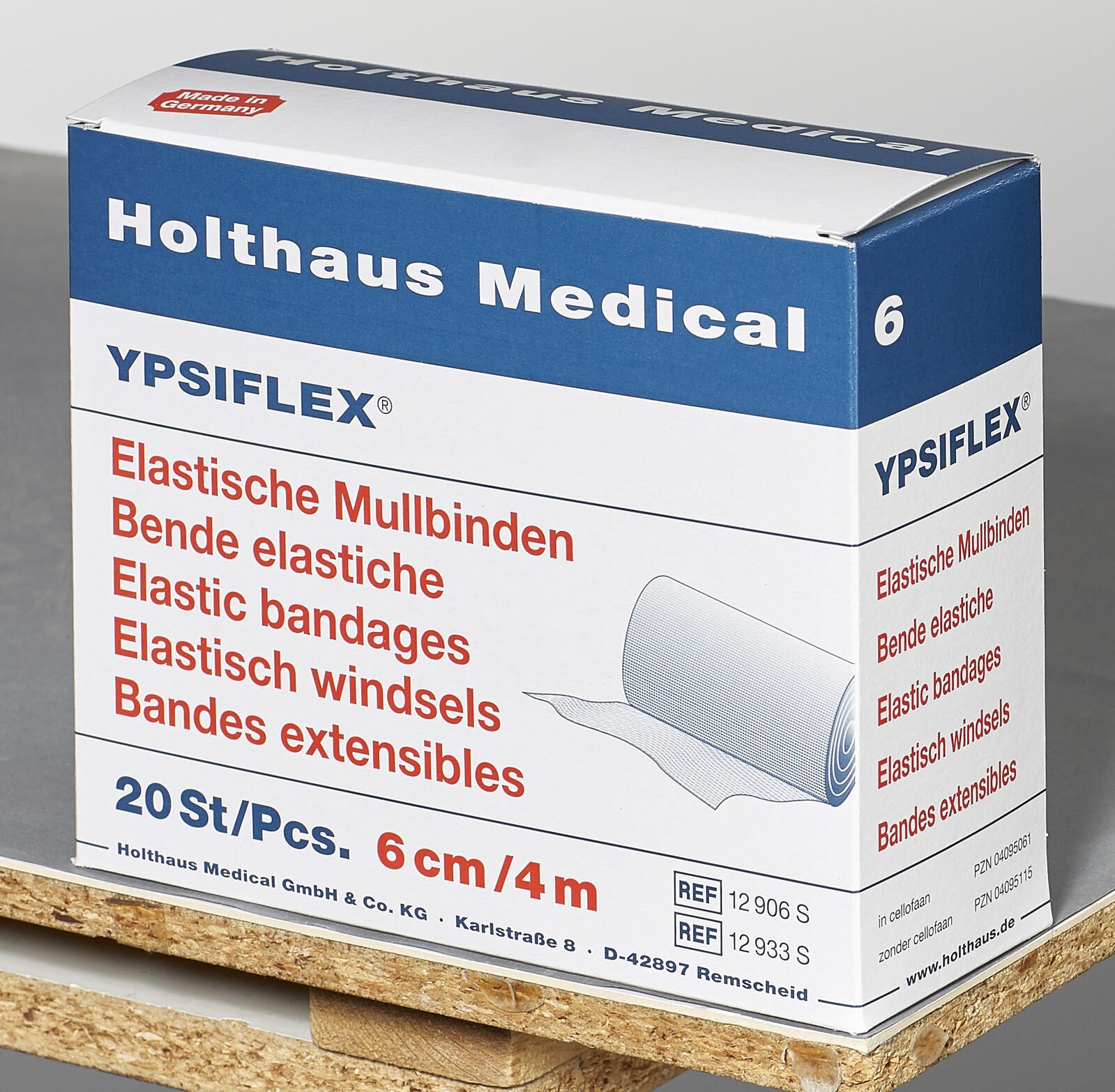 Holthaus Medical Mullbinden 6 cm x 4 m weiß