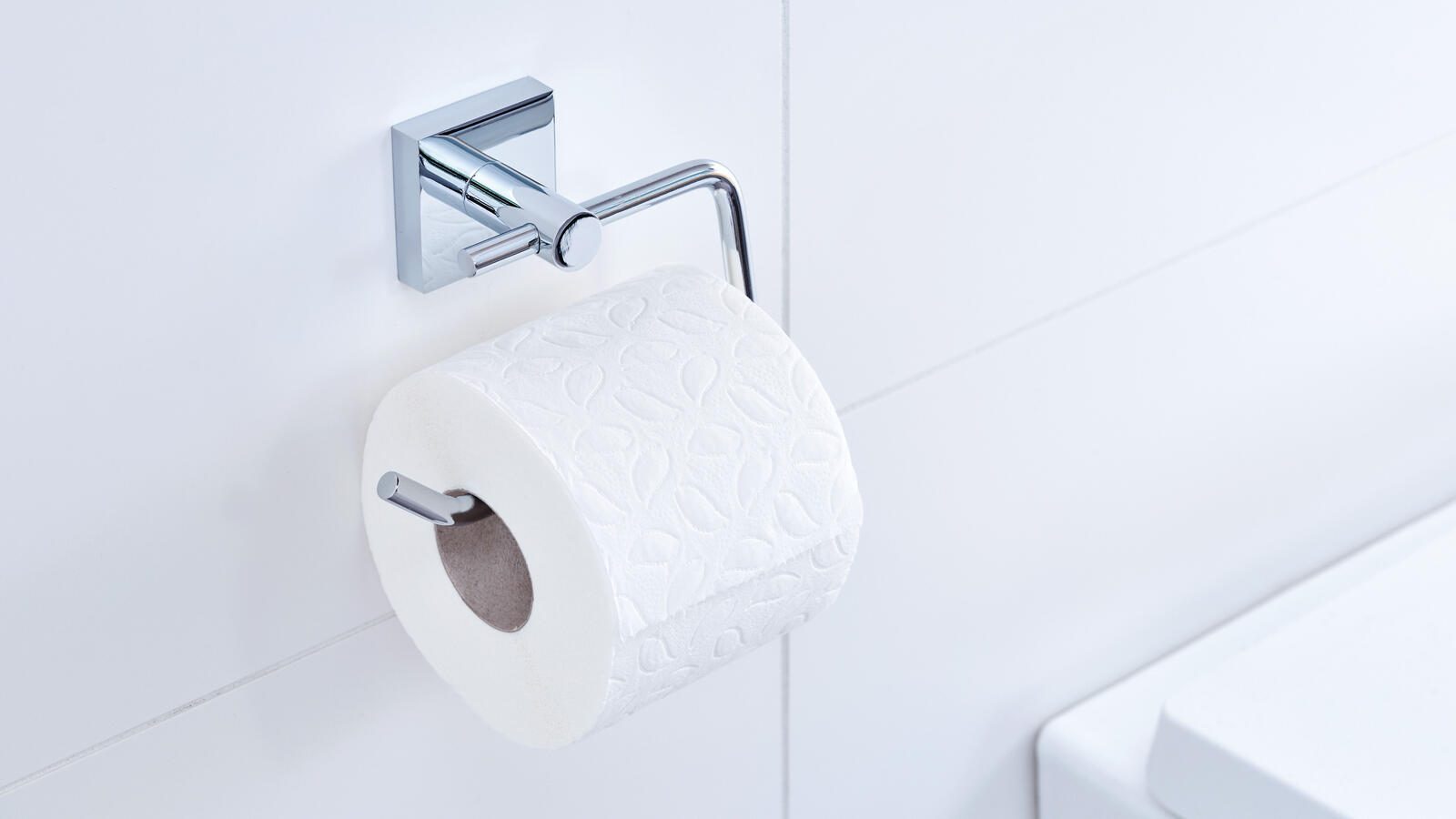 tesa EKKRO Toilettenpapierhalter chrom