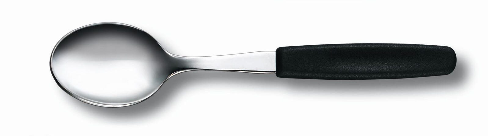 VICTORINOX Kaffeelöffel silber, schwarz Molybdänstahl