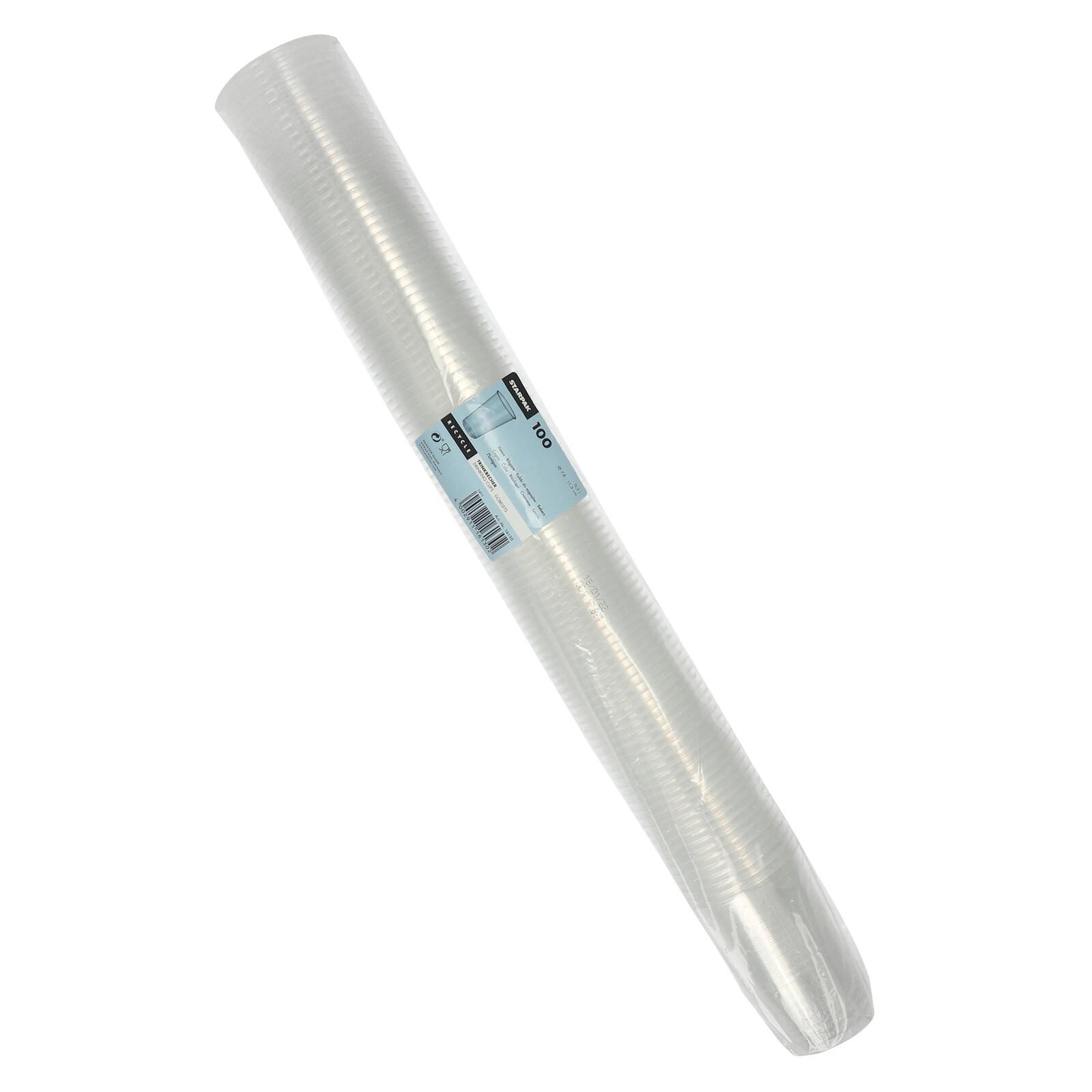 STARPAK Einweg-Trinkbecher 7.8 cm 0,3 l transparent