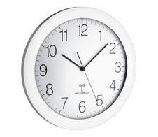 TFA® Funkwanduhr 60.3512.02 Ø 30.2 cm silber