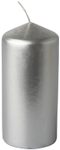 PAPSTAR Kerze 13 cm silber