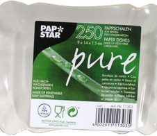 PAPSTAR pure Pappschalen weiß
