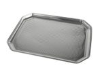 PAPSTAR Einweg-Servierplatten silber