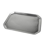 PAPSTAR Einweg-Servierplatten silber