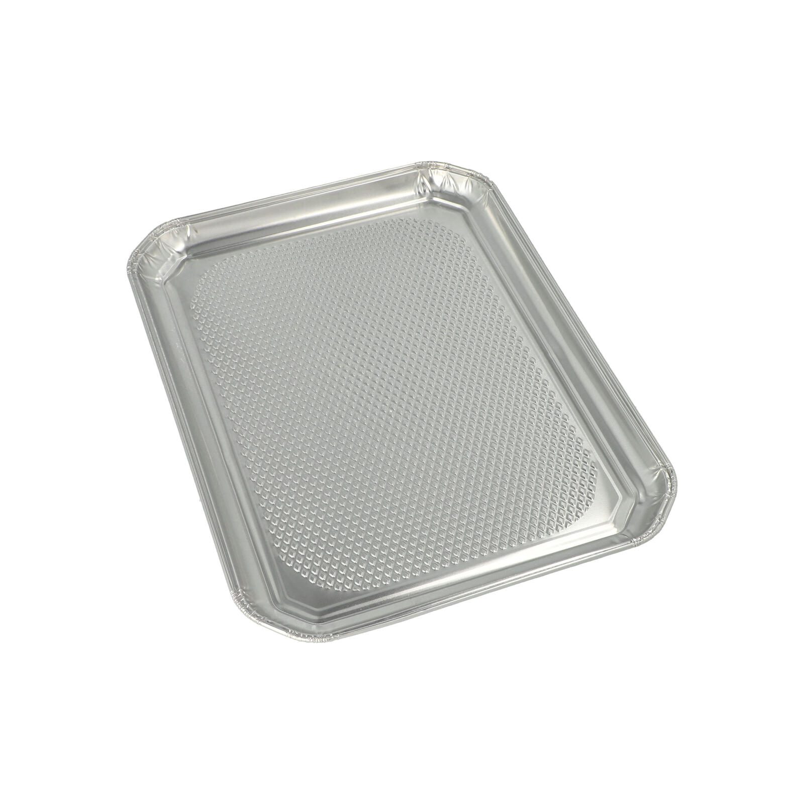 PAPSTAR Einweg-Servierplatten silber
