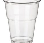 PAPSTAR pure Einweg-Trinkbecher 9.5 cm 0,3 l glasklar