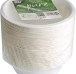 PAPSTAR pure Zuckerrohr-Schalen 15.5 cm weiß