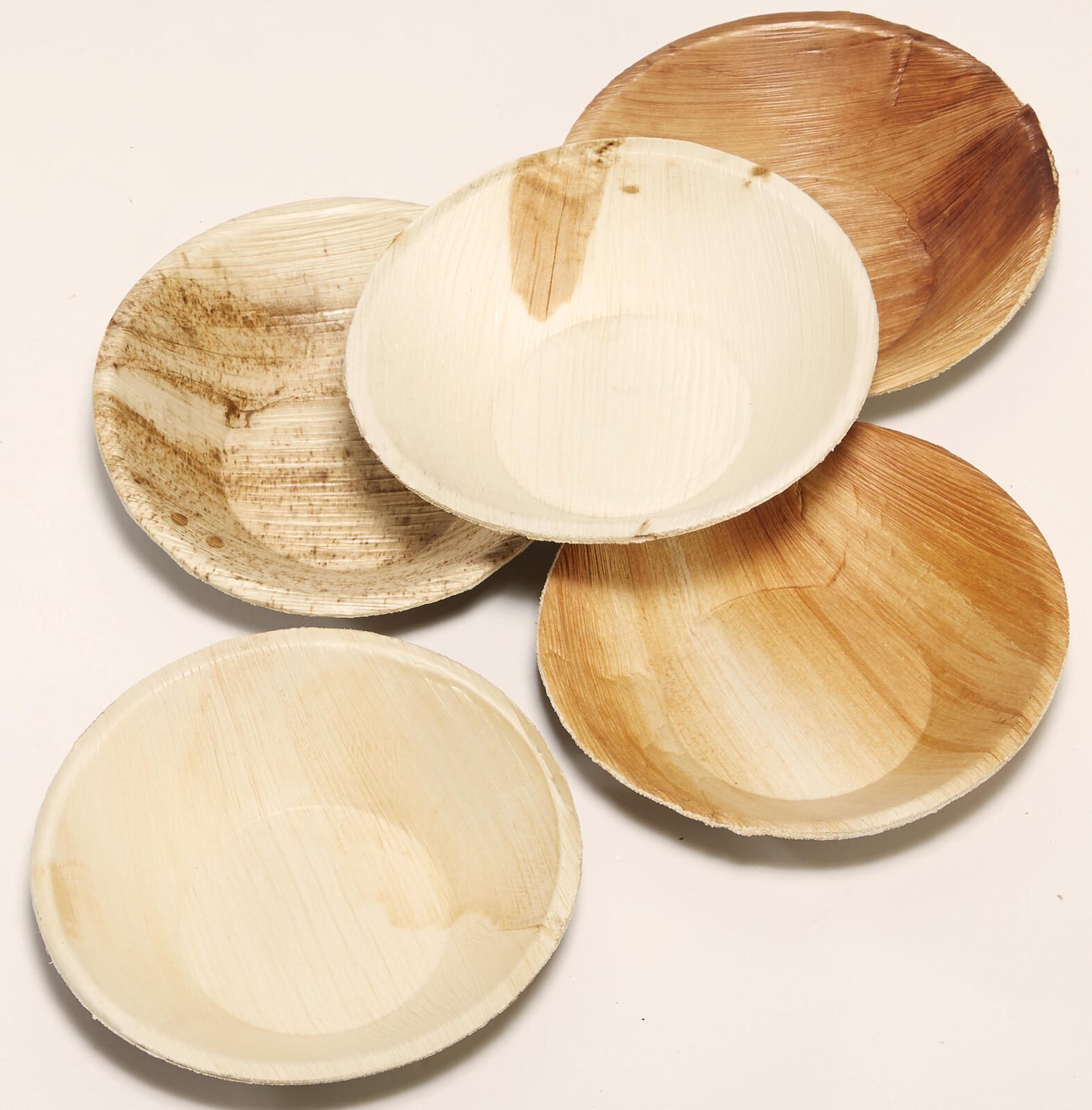 PAPSTAR pure Palmblatt-Schalen 13 cm 200,0 ml braun