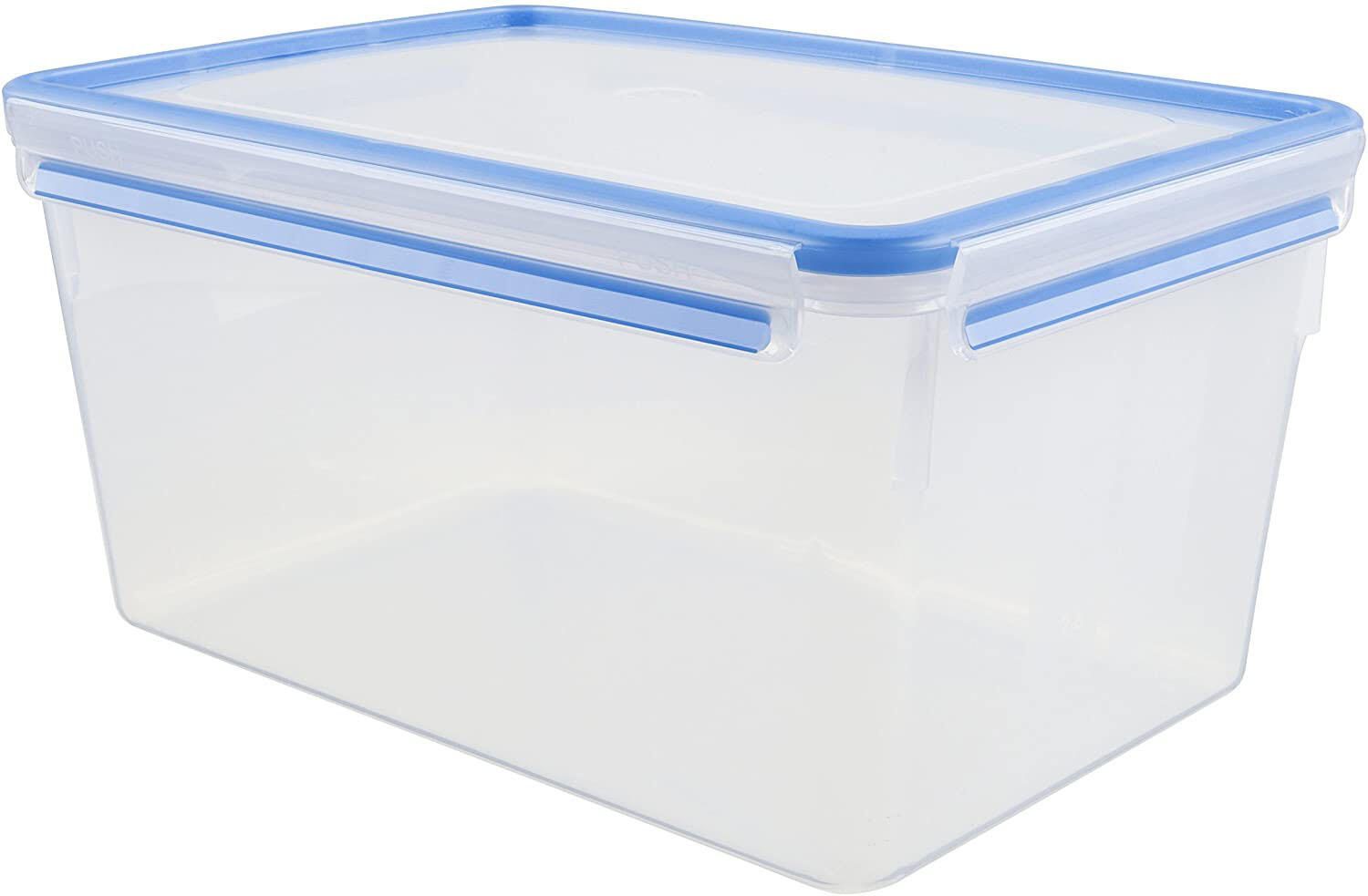 emsa Frischhaltedose CLIP & CLOSE 16.2 cm hoch 8,0 l transparent, blau