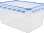 emsa Frischhaltedose CLIP & CLOSE 16.2 cm hoch 8,0 l transparent, blau