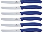 VICTORINOX Gemüsemesser Swiss Classic silber, blau