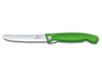 VICTORINOX Gemüsemesser Swiss Classic silber, grün