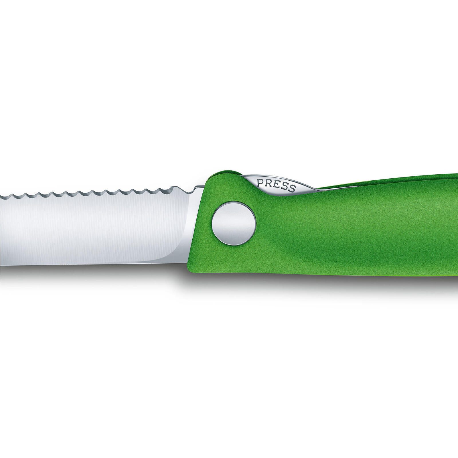 VICTORINOX Gemüsemesser Swiss Classic silber, grün