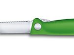 VICTORINOX Gemüsemesser Swiss Classic silber, grün