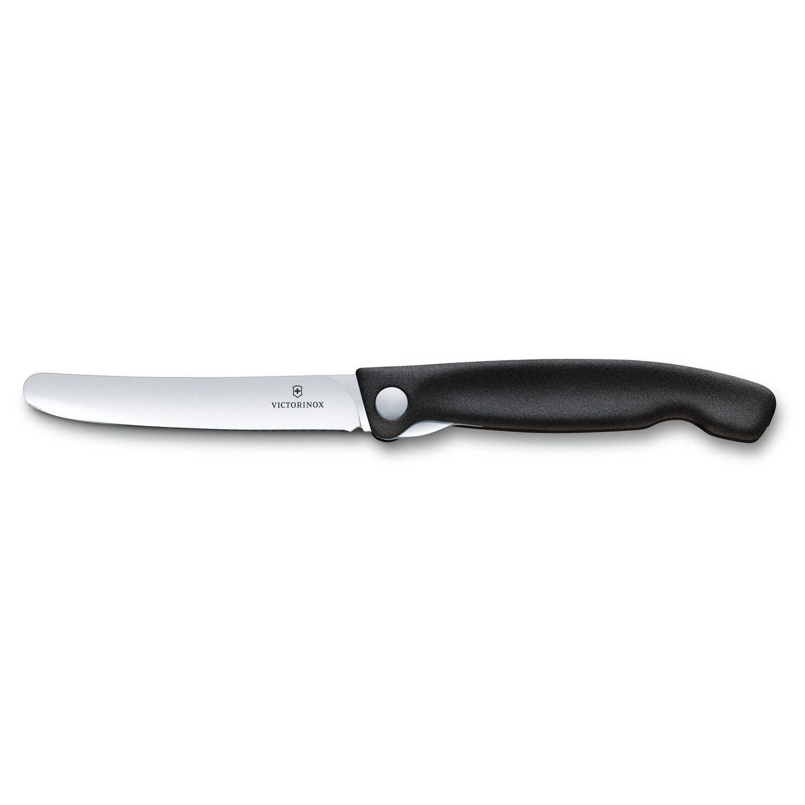 VICTORINOX Gemüsemesser Swiss Classic silber, schwarz