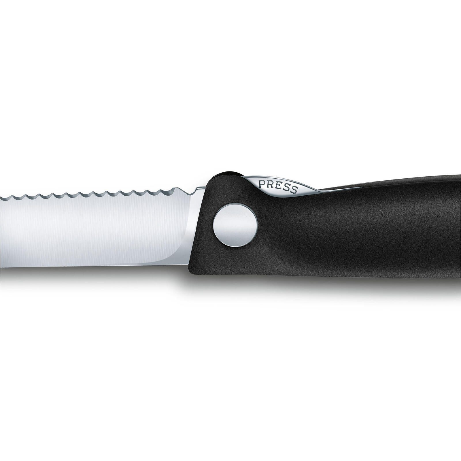 VICTORINOX Gemüsemesser Swiss Classic silber, schwarz