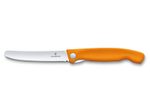 VICTORINOX Gemüsemesser Swiss Classic silber, orange