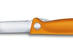VICTORINOX Gemüsemesser Swiss Classic silber, orange