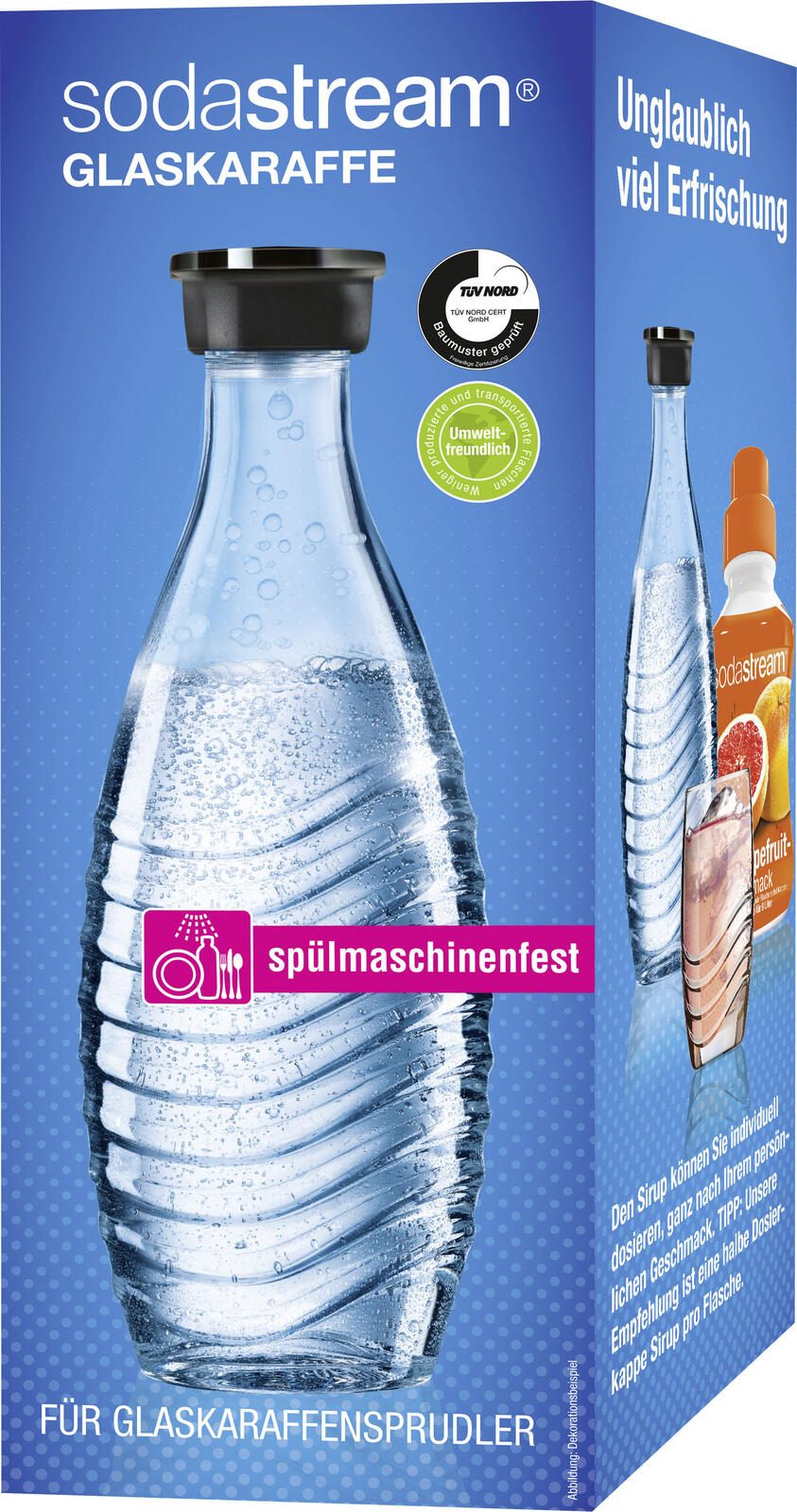 sodastream Flasche 0,6 l transparent