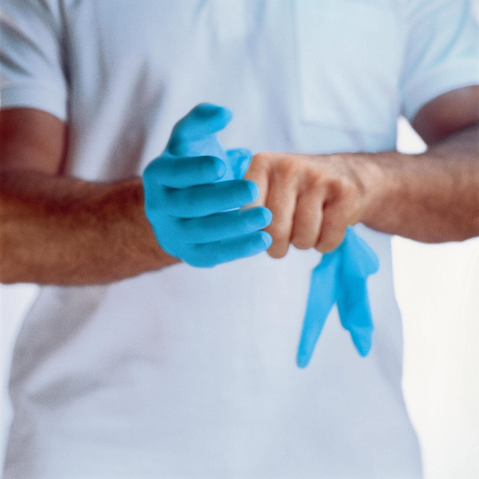 uvex Einmalhandschuhe u-fit M blau