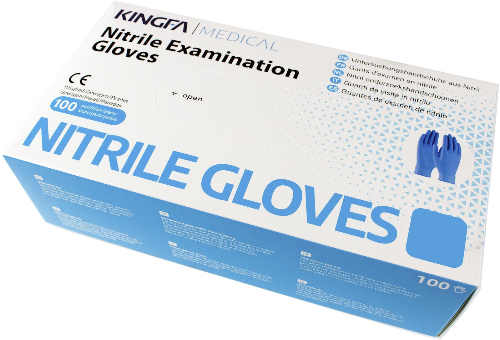 Nölle Einmalhandschuhe M blau