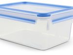 emsa Frischhaltedose CLIP & CLOSE 9.9 cm hoch 2,2 l transparent, blau