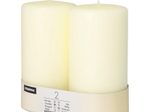 PAPSTAR Stumpenkerze 15 cm elfenbein