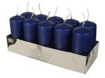 PAPSTAR Stumpenkerzen 9 cm dunkelblau