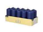 PAPSTAR Stumpenkerzen 9 cm dunkelblau