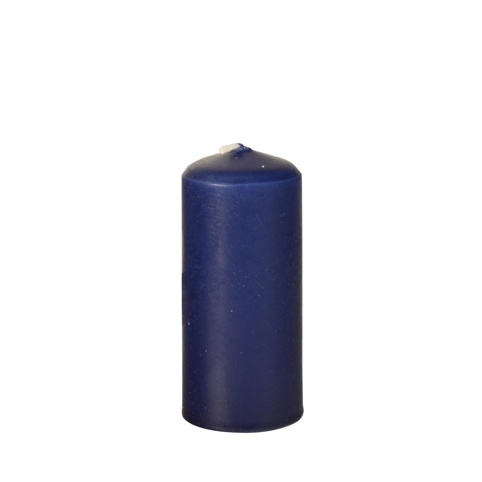 PAPSTAR Stumpenkerzen 9 cm dunkelblau