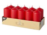 PAPSTAR Stumpenkerzen 9 cm rot