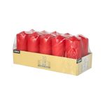 PAPSTAR Stumpenkerzen 9 cm rot