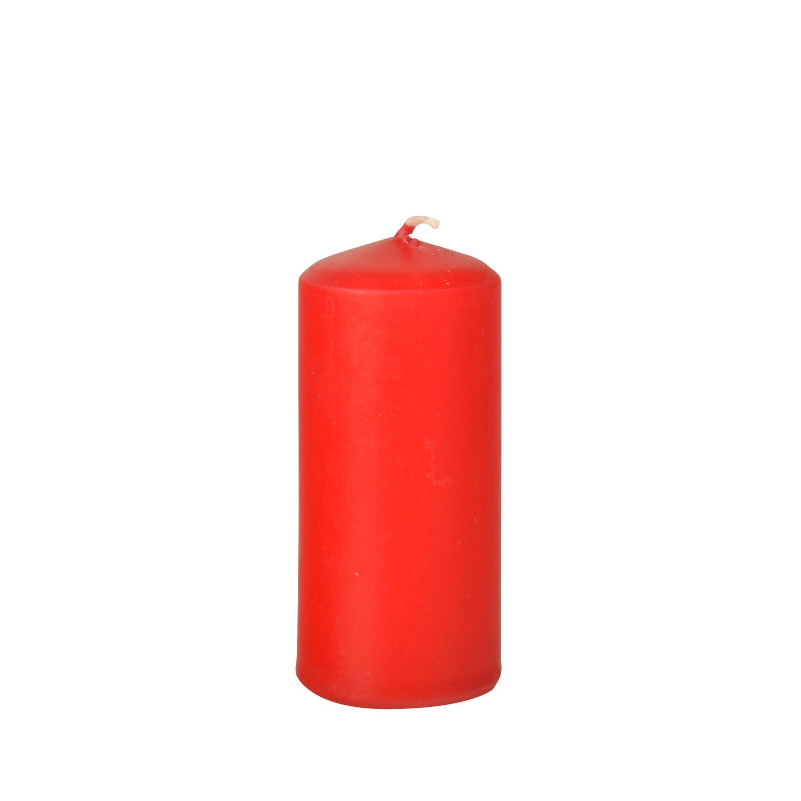 PAPSTAR Stumpenkerzen 9 cm rot
