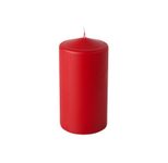 PAPSTAR Stumpenkerze 11.5 cm rot