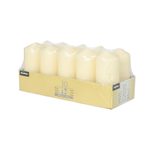 PAPSTAR Stumpenkerzen 9 cm creme
