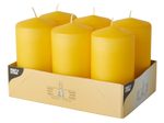 PAPSTAR Stumpenkerze 11.5 cm goldgelb