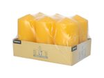 PAPSTAR Stumpenkerze 11.5 cm goldgelb