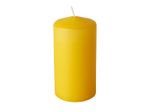 PAPSTAR Stumpenkerze 11.5 cm goldgelb