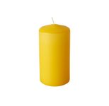 PAPSTAR Stumpenkerze 11.5 cm goldgelb