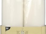 PAPSTAR Stumpenkerze 15 cm weiß