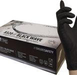 NITRAS® Einmalhandschuhe BLACK WAVE M schwarz