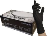 NITRAS® Einmalhandschuhe BLACK WAVE M schwarz