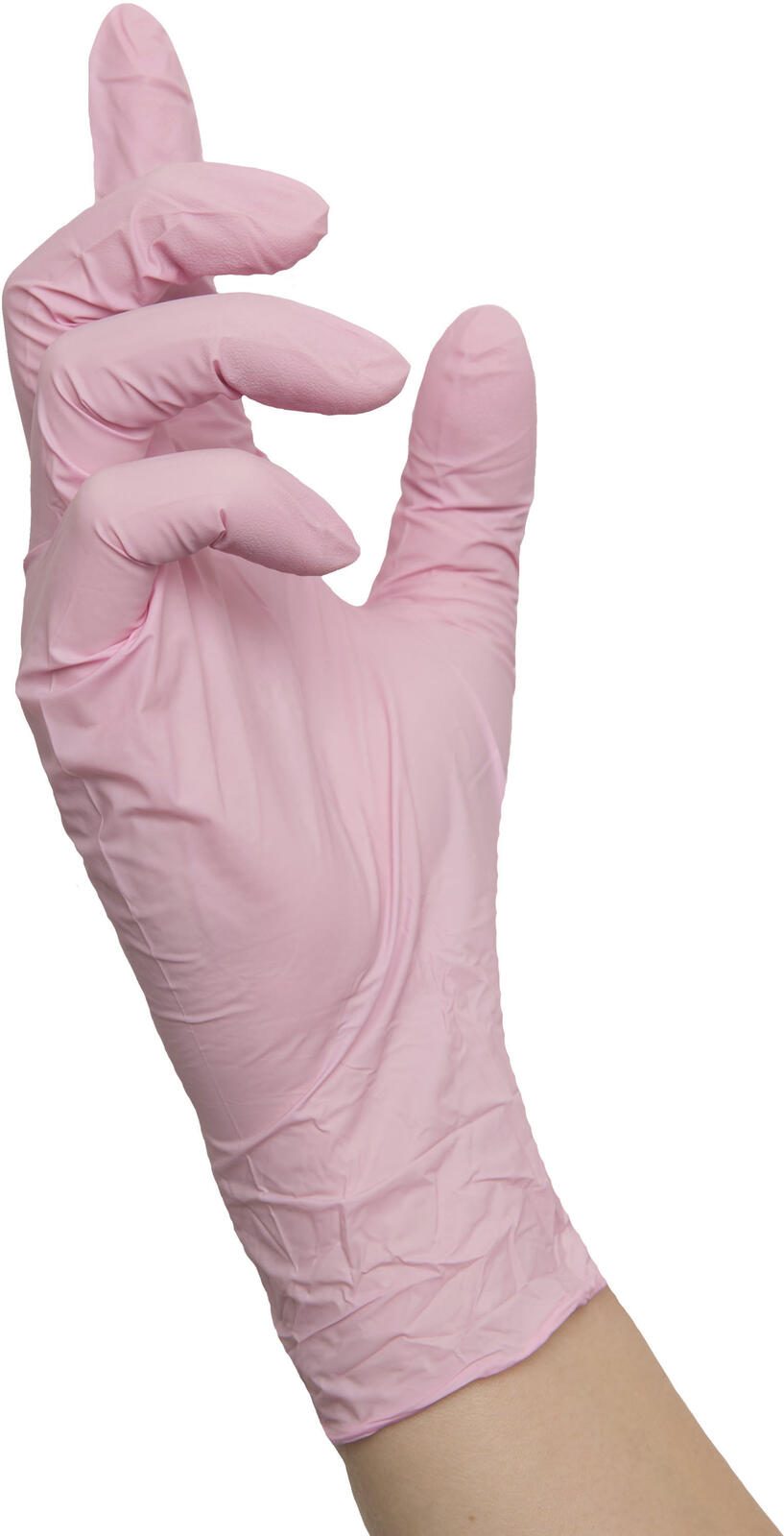 NITRAS® Einmalhandschuhe PINK WAVE M rosa
