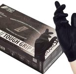 NITRAS® Einmalhandschuhe TOUGH GRIP N M schwarz